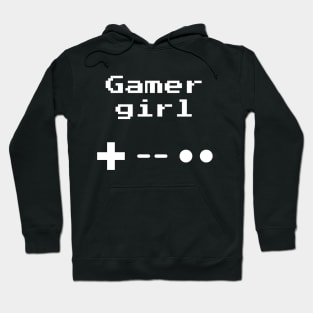 Gamer Girl 8-bit Retro Gaming Hoodie